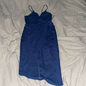 Simple blue dress